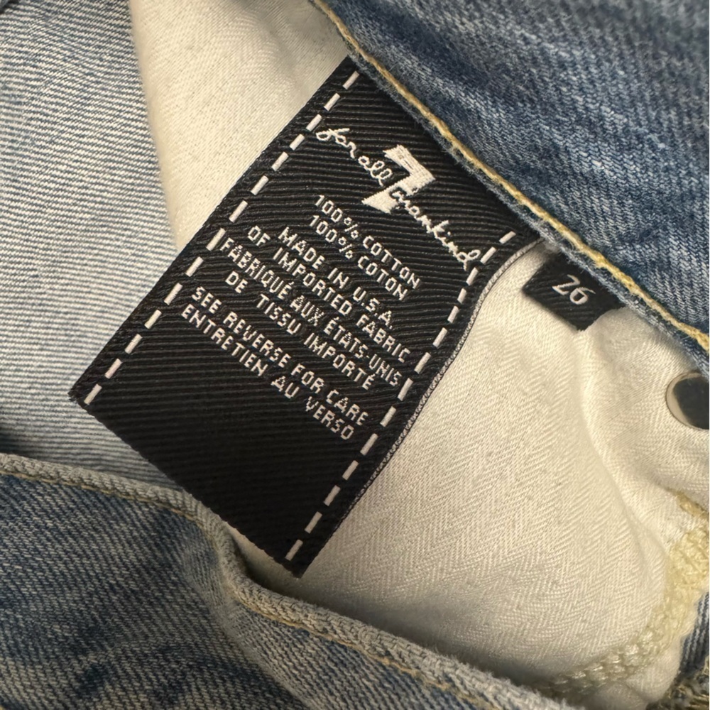 2/40 Seven for all Mankind Straight Leg Jeans - Women’s 26 - Picture 10 of 10